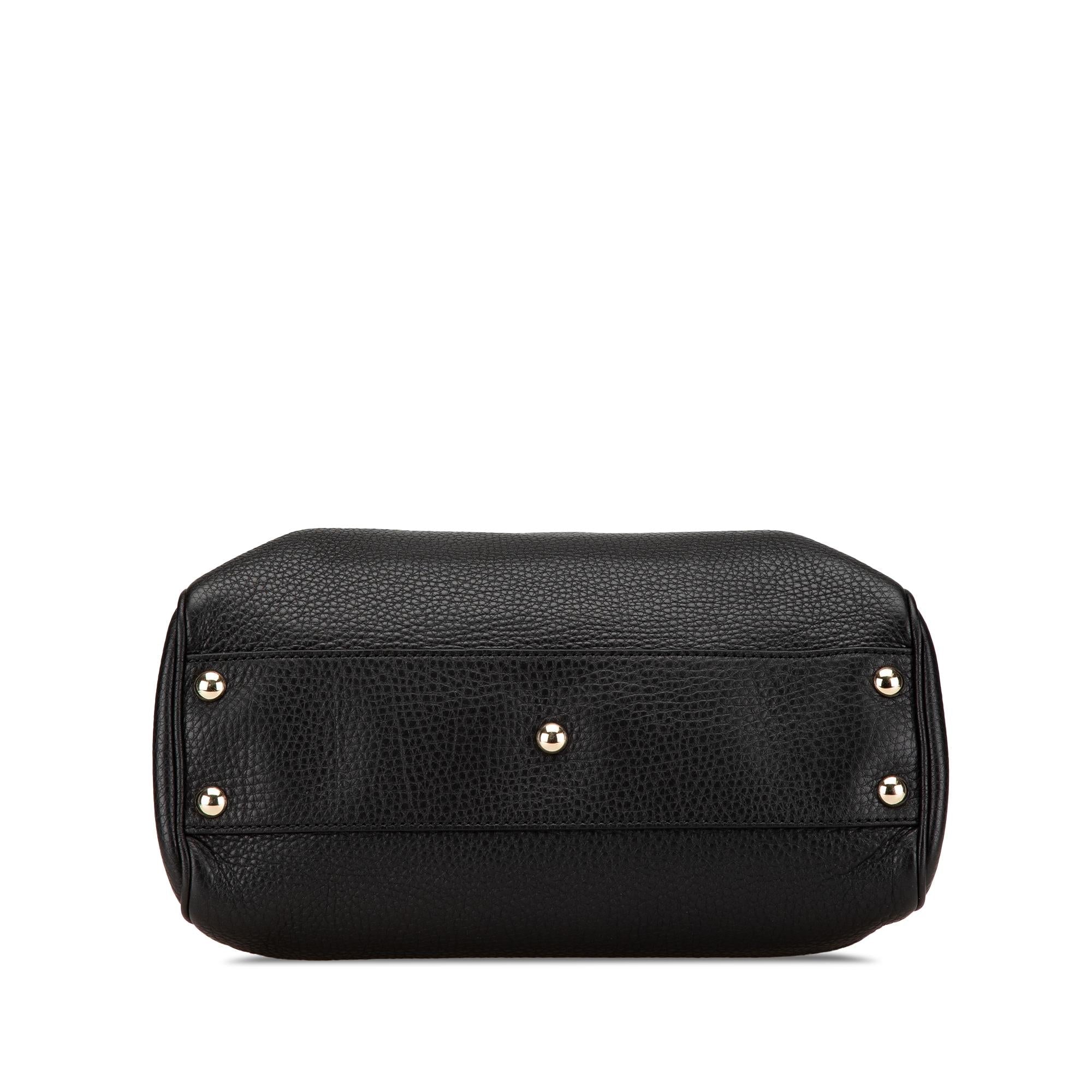 Gucci Small Calfskin Bamboo Shopper Satchel