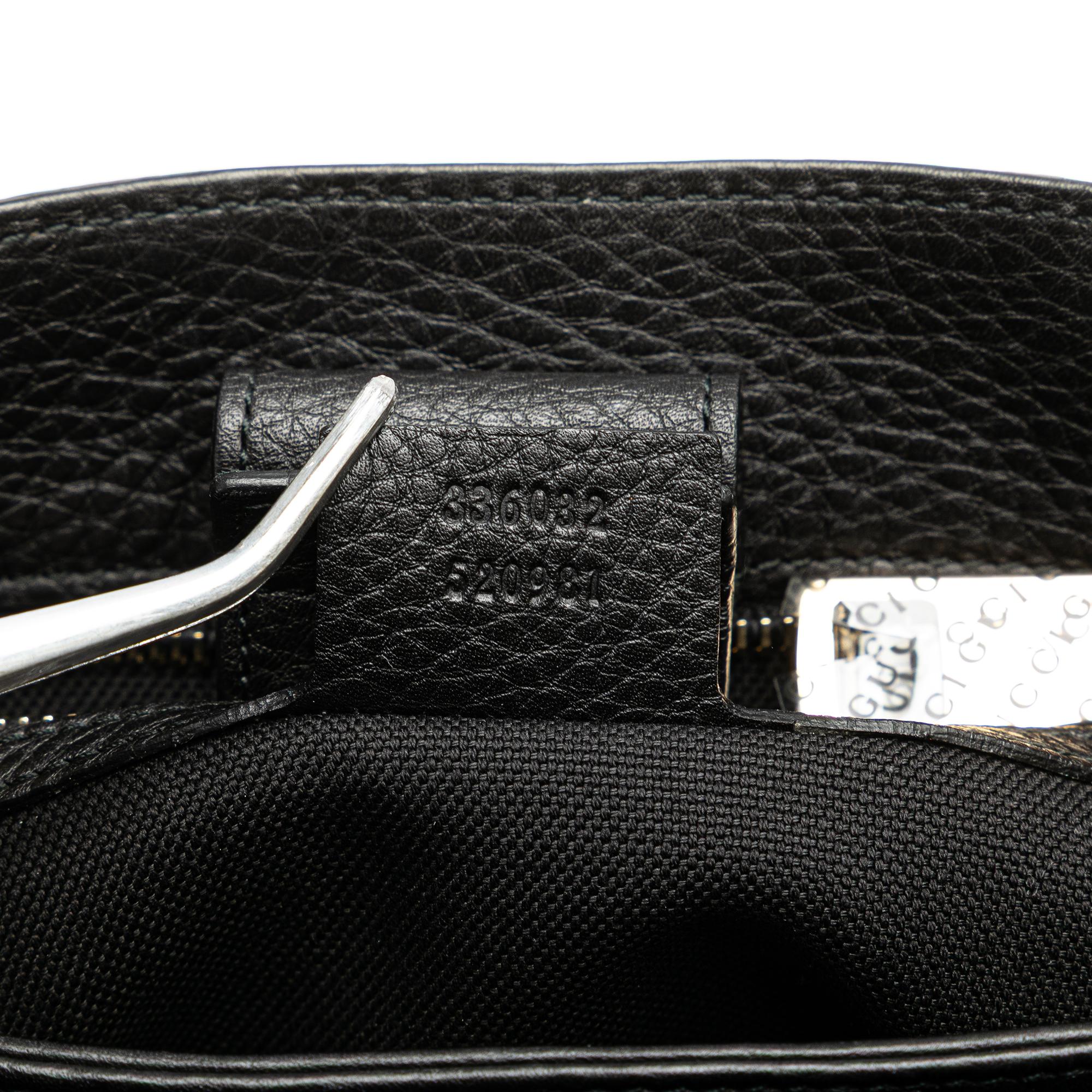 Gucci Small Calfskin Bamboo Shopper Satchel