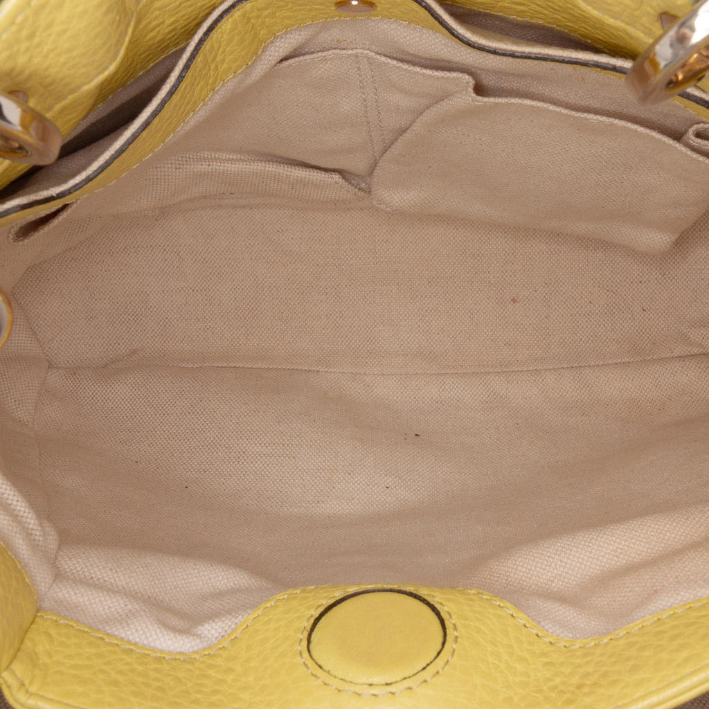Gucci Small Calfskin Bamboo Shopper Satchel