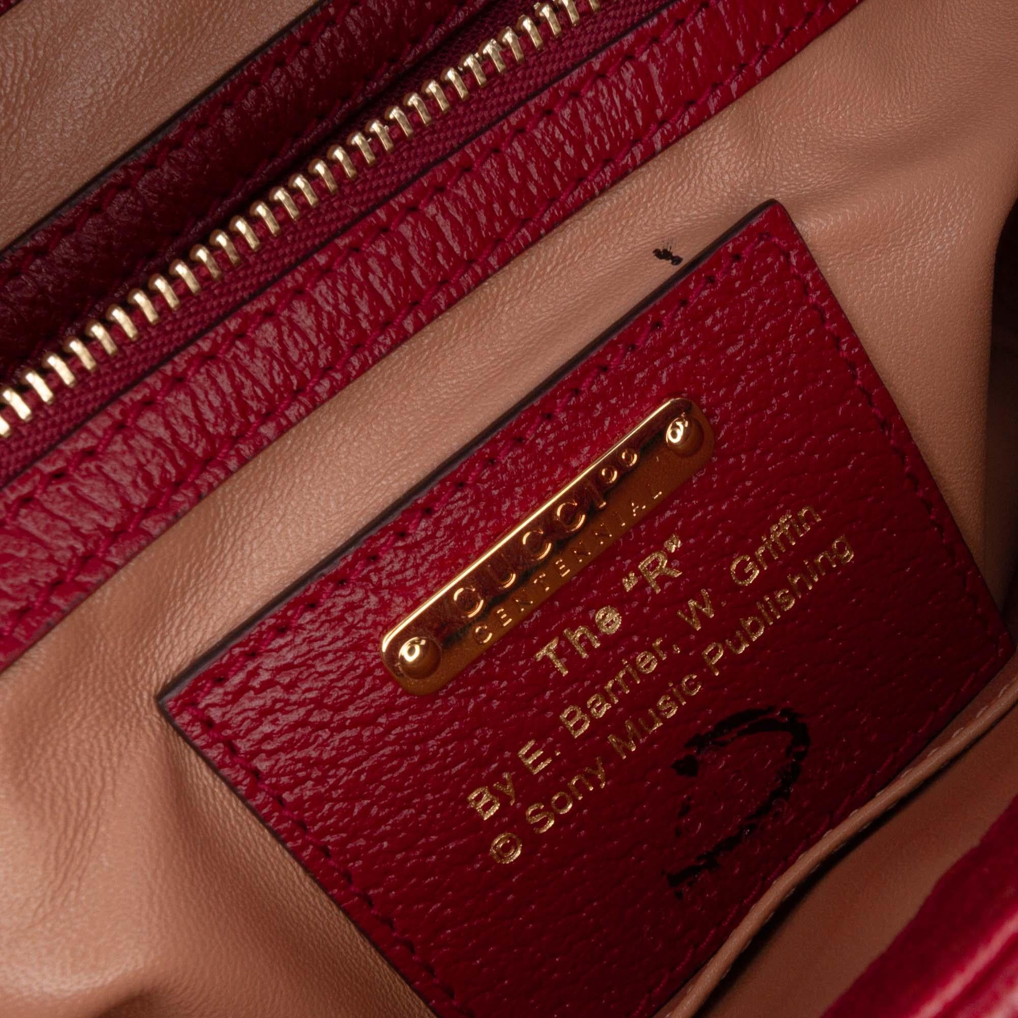 Gucci Small Canvas 100 Centennial Music Jackie 1961 Crossbody