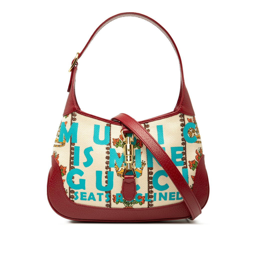 Gucci Small Canvas 100 Centennial Music Jackie 1961 Crossbody