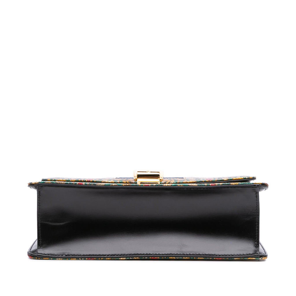 Gucci Small Canvas Brocade Sylvie Satchel
