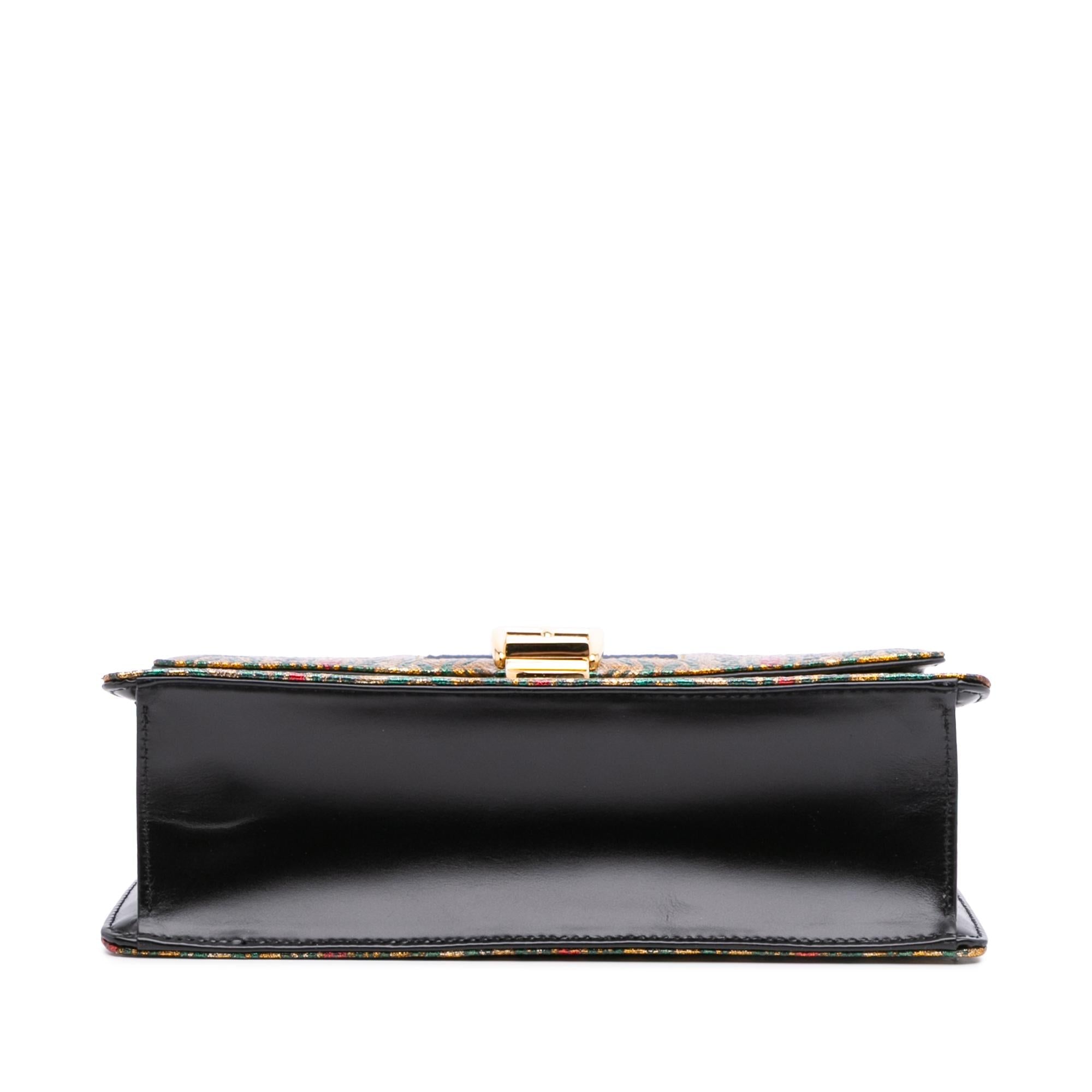 Gucci Small Canvas Brocade Sylvie Satchel