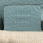 Gucci Small Canvas Flora Bamboo Shopper Satchel