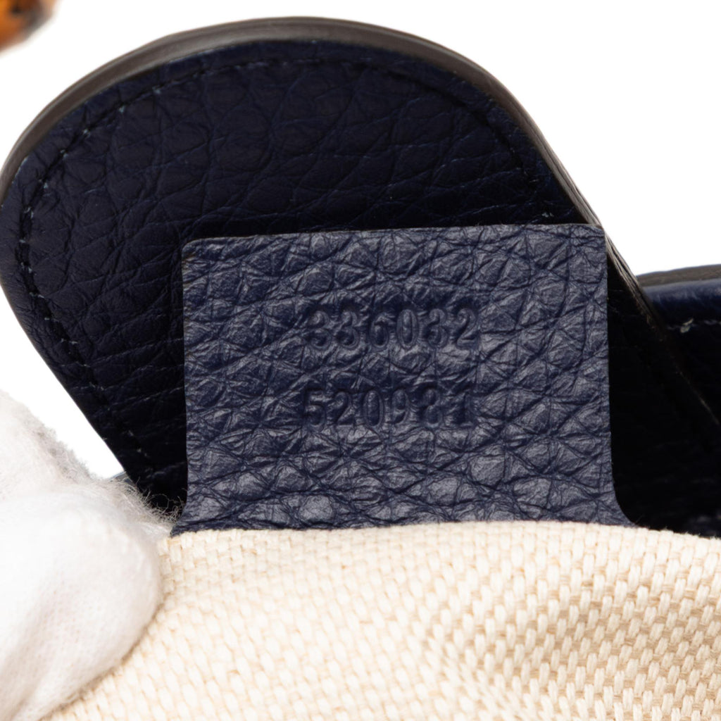 Gucci Small Canvas Flora Bamboo Shopper Satchel