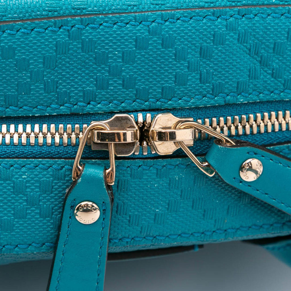 Gucci Small Diamante Leather Bright Satchel