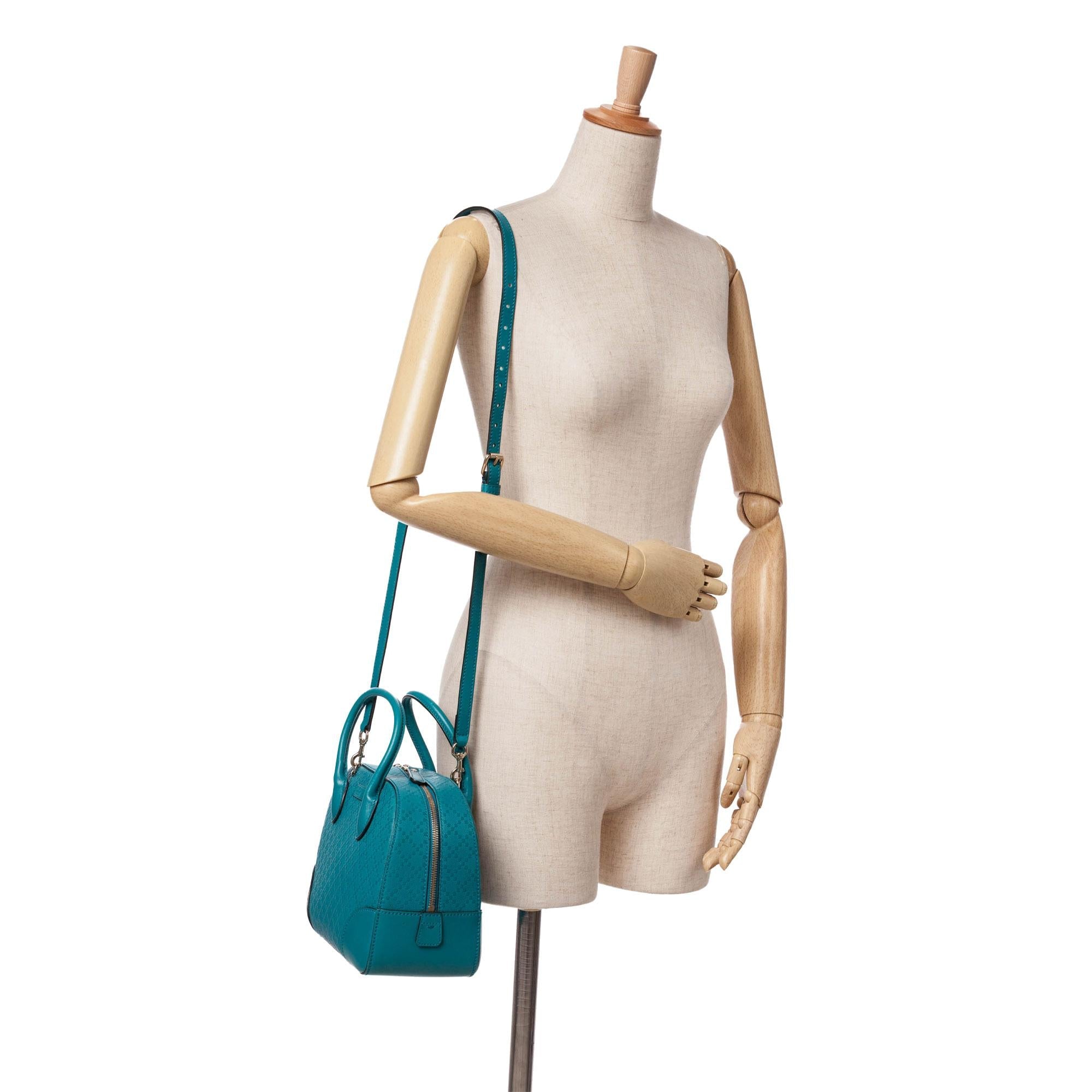 Gucci Small Diamante Leather Bright Satchel