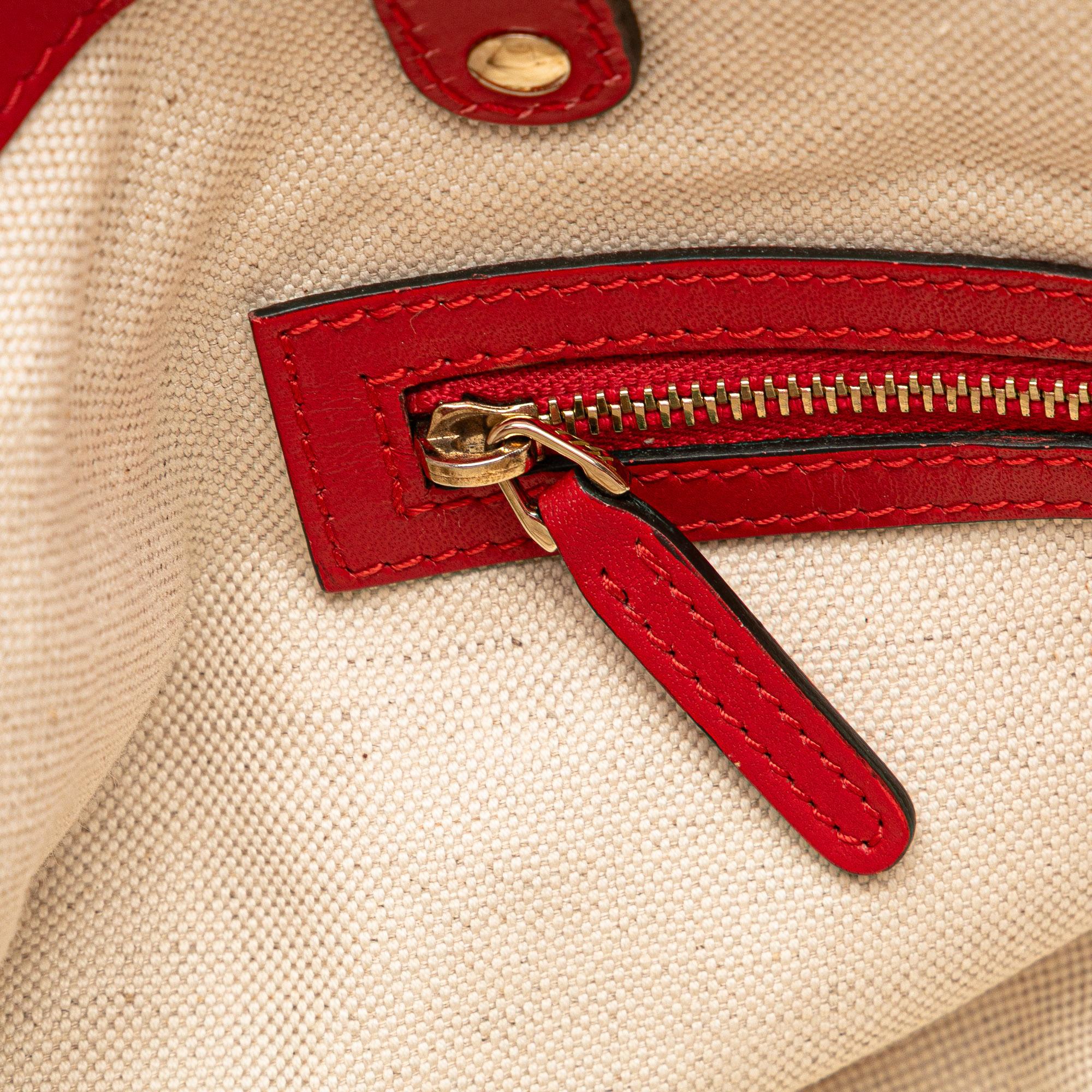 Gucci Small Diamante Leather Craft Tote