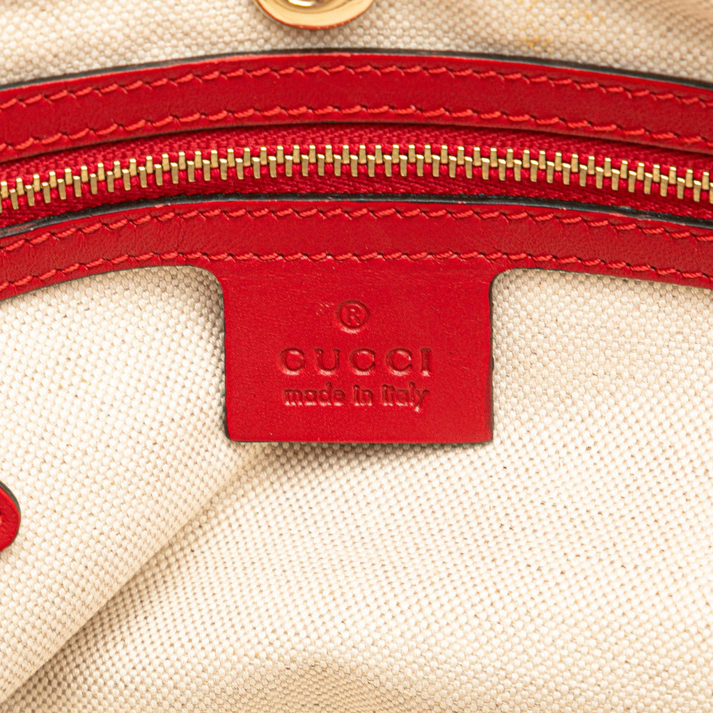 Gucci Small Diamante Leather Craft Tote