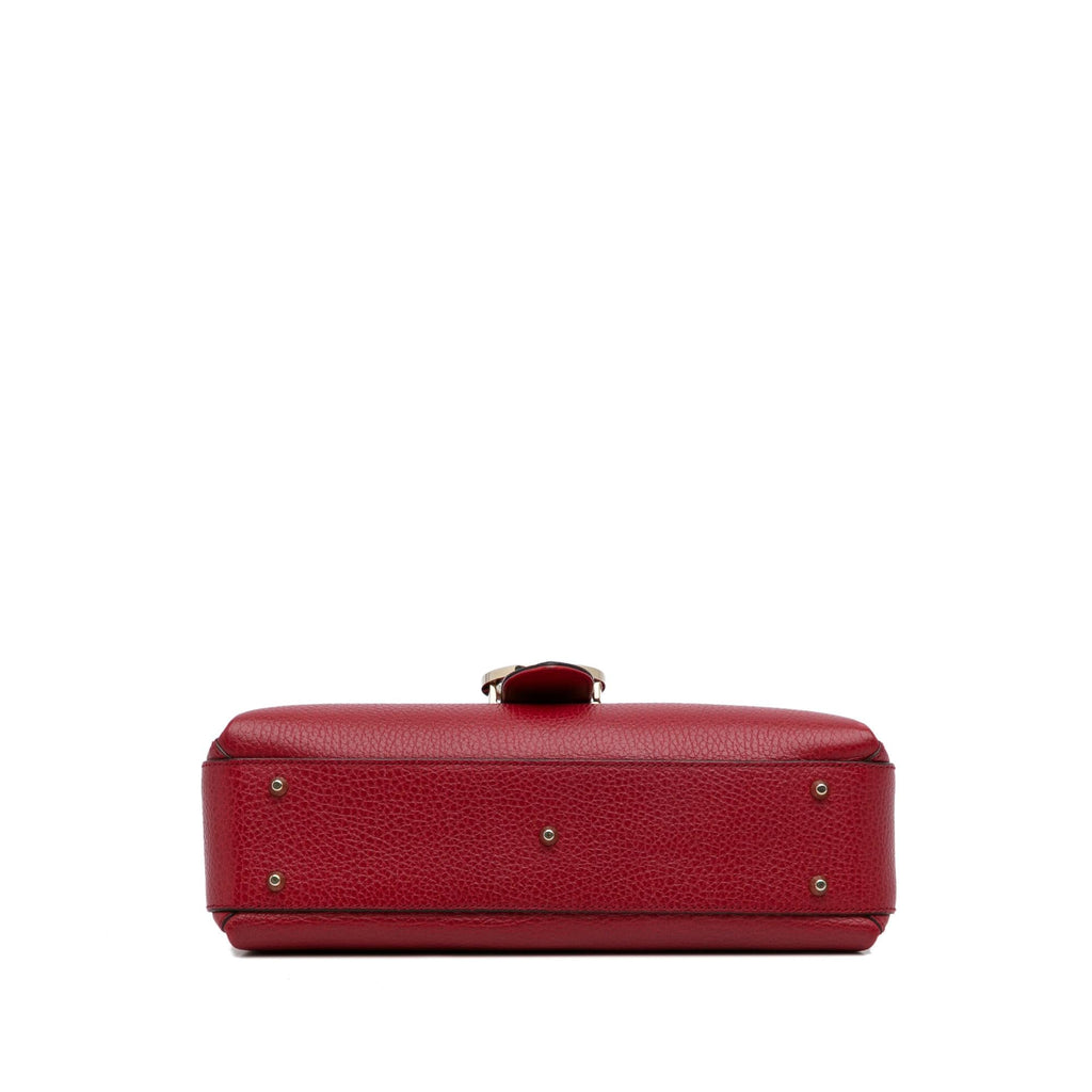 Gucci Small Dollar Calf Interlocking G Satchel (SHG-Pgcutx)