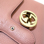 Gucci Small Dollar Calf Interlocking G Satchel (SHG-YSEfg1)