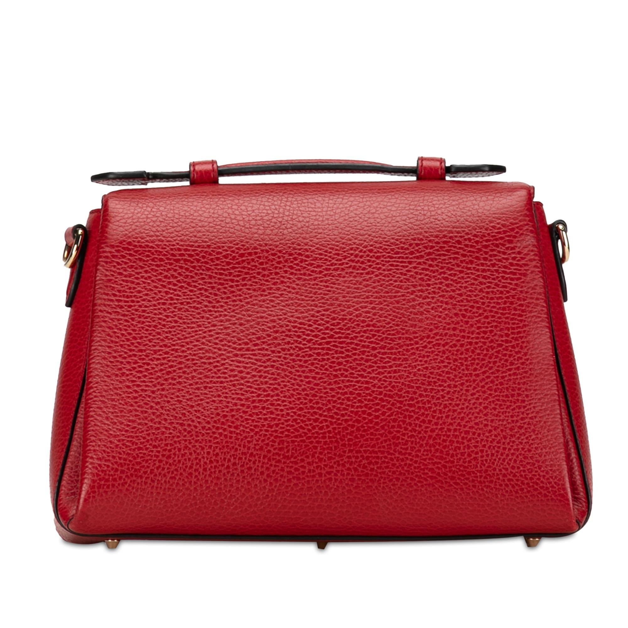 Gucci Small Dollar Calf Interlocking G Satchel (SHG-TeRbj3)