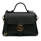 Gucci Small Dollar Calf Interlocking G Satchel (SHG-uqc1wk)