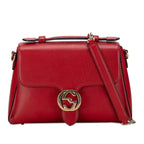 Gucci Small Dollar Calf Interlocking G Satchel (SHG-26SCOC)