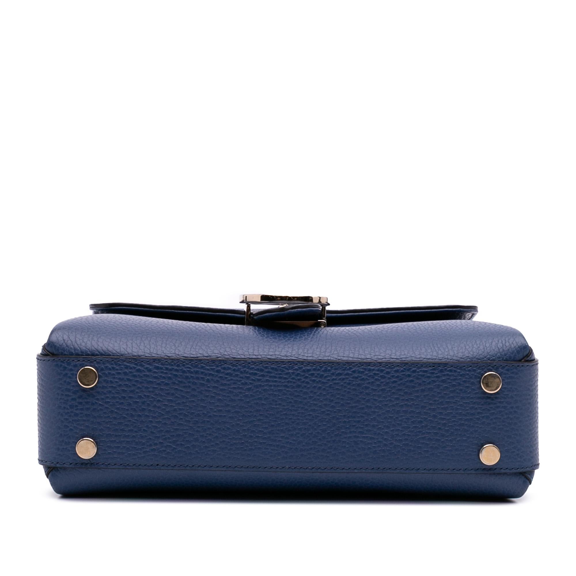 Gucci Small Dollar Calf Interlocking G Satchel