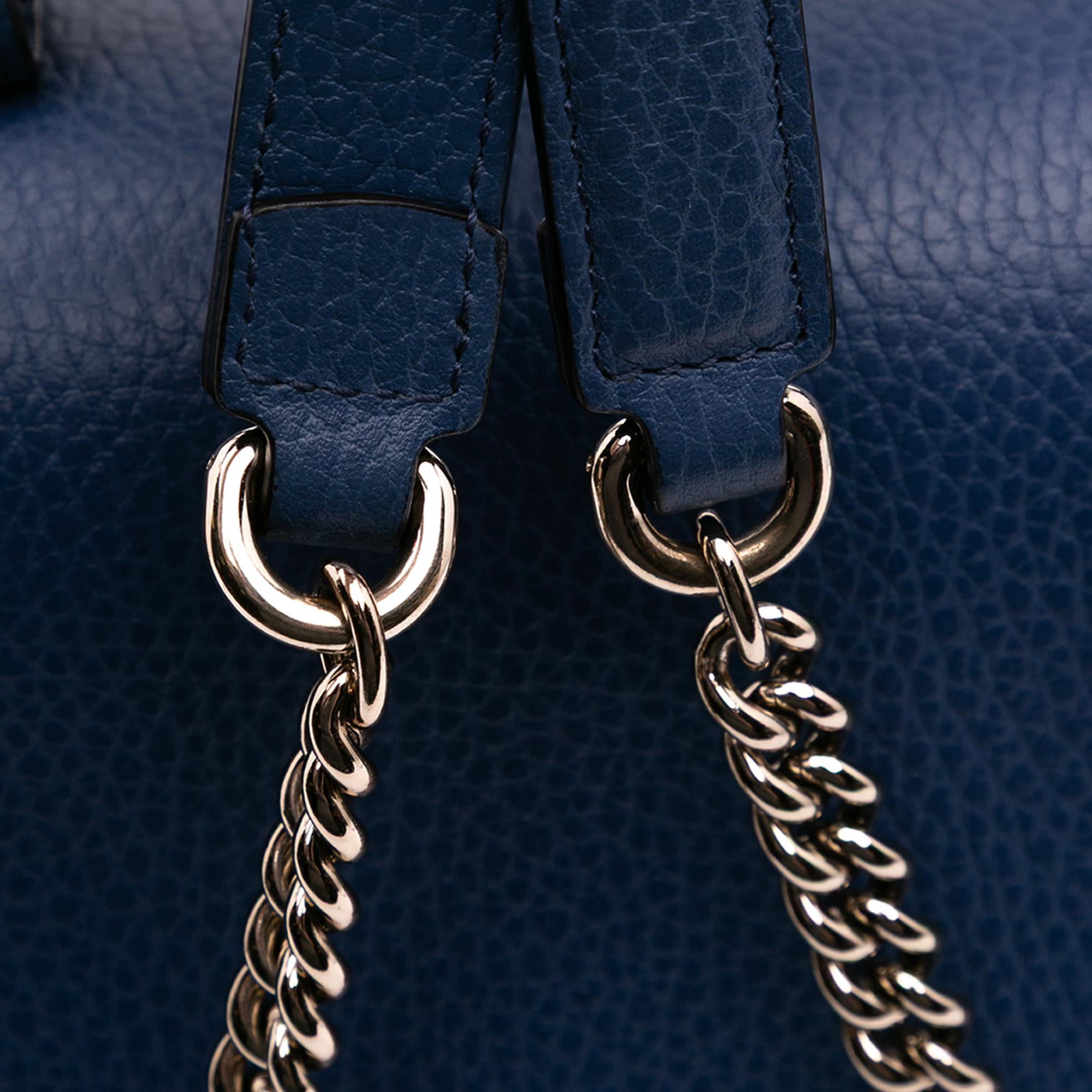 Gucci Small Dollar Calf Interlocking G Satchel