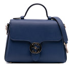 Gucci Small Dollar Calf Interlocking G Satchel