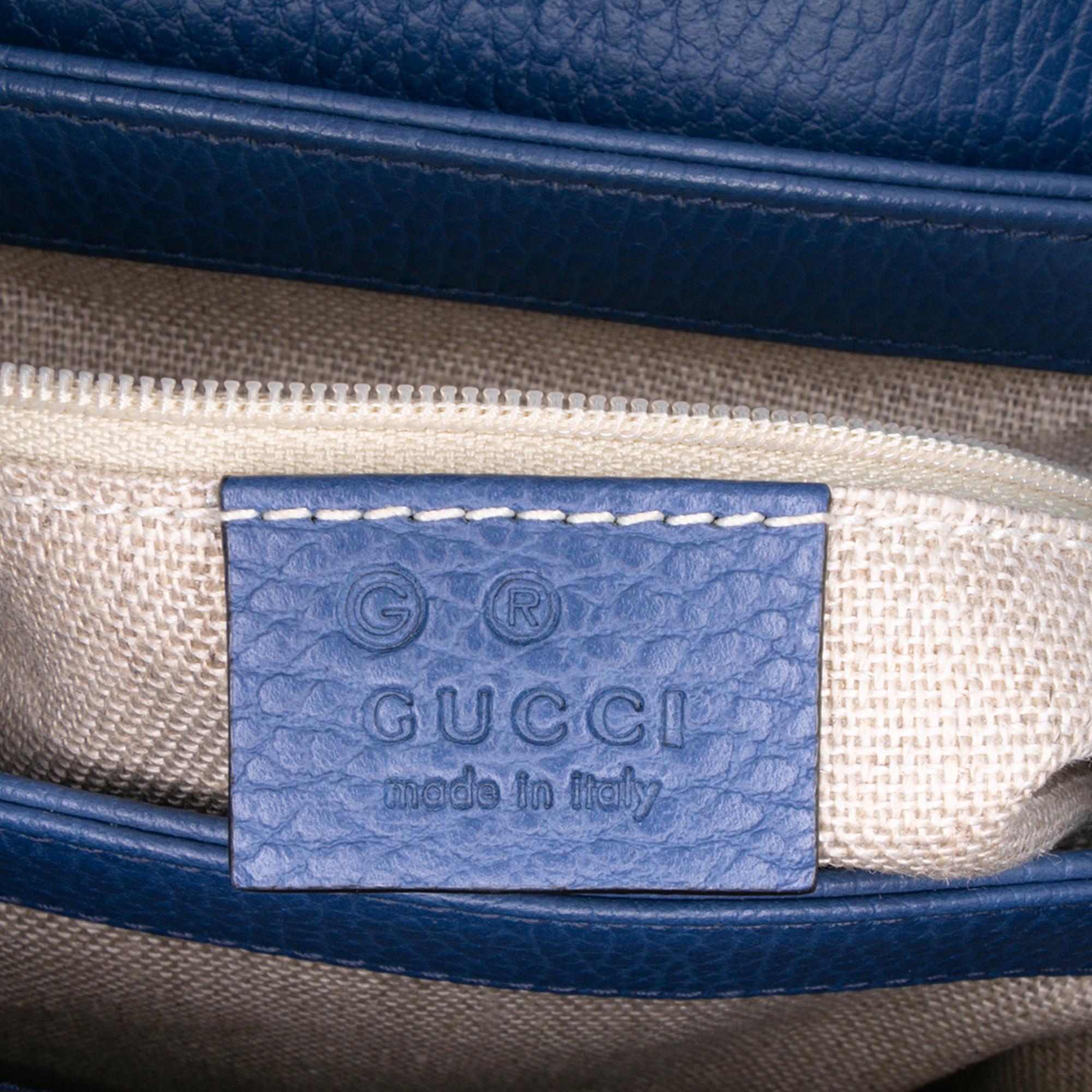 Gucci Small Dollar Calf Interlocking G Satchel