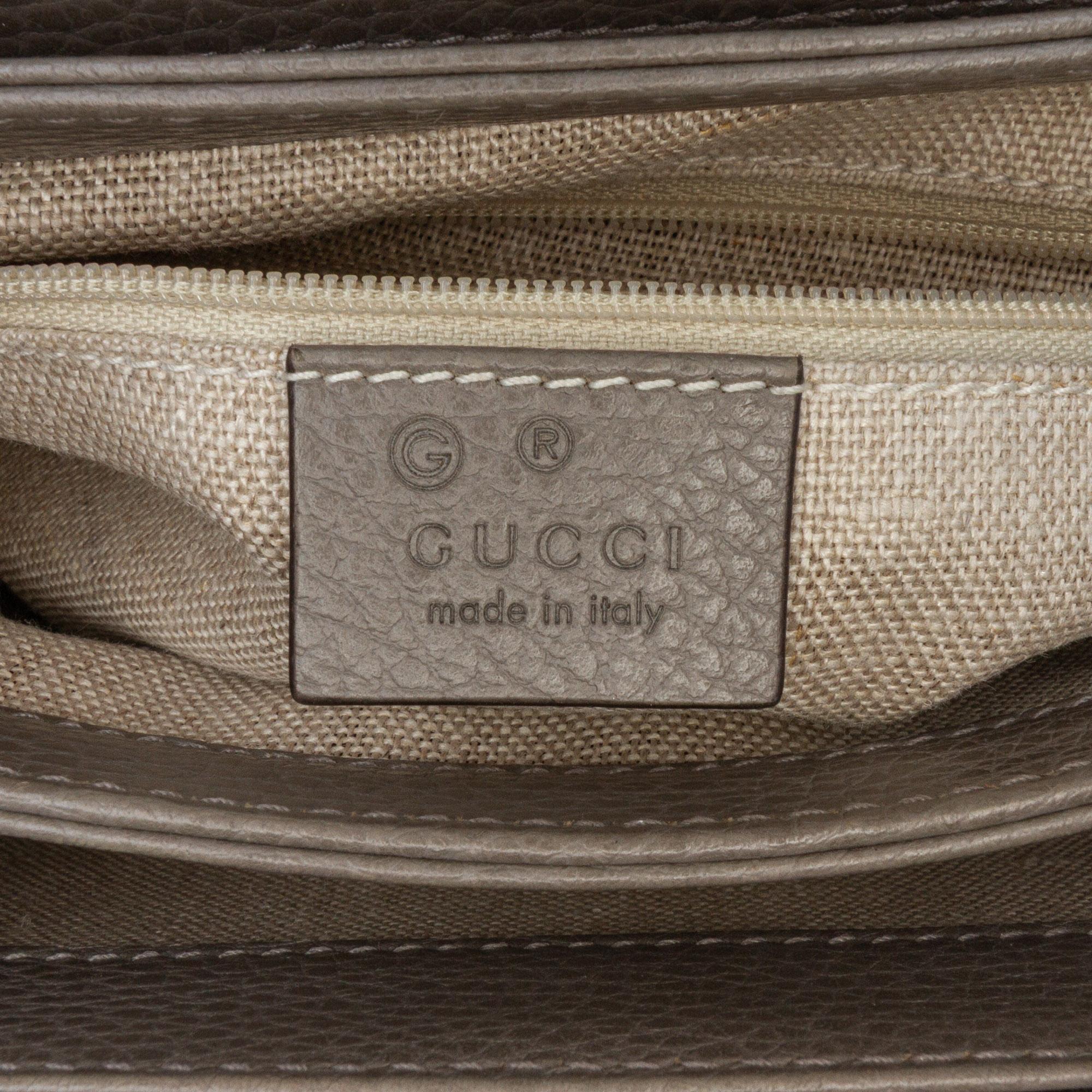 Gucci Small Dollar Calf Interlocking G Satchel