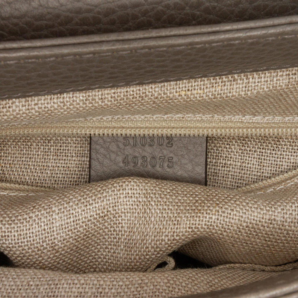 Gucci Small Dollar Calf Interlocking G Satchel