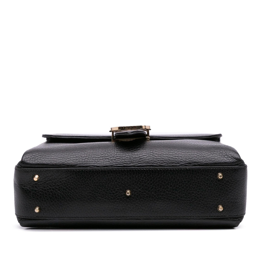 Gucci Small Dollar Calf Interlocking G Satchel