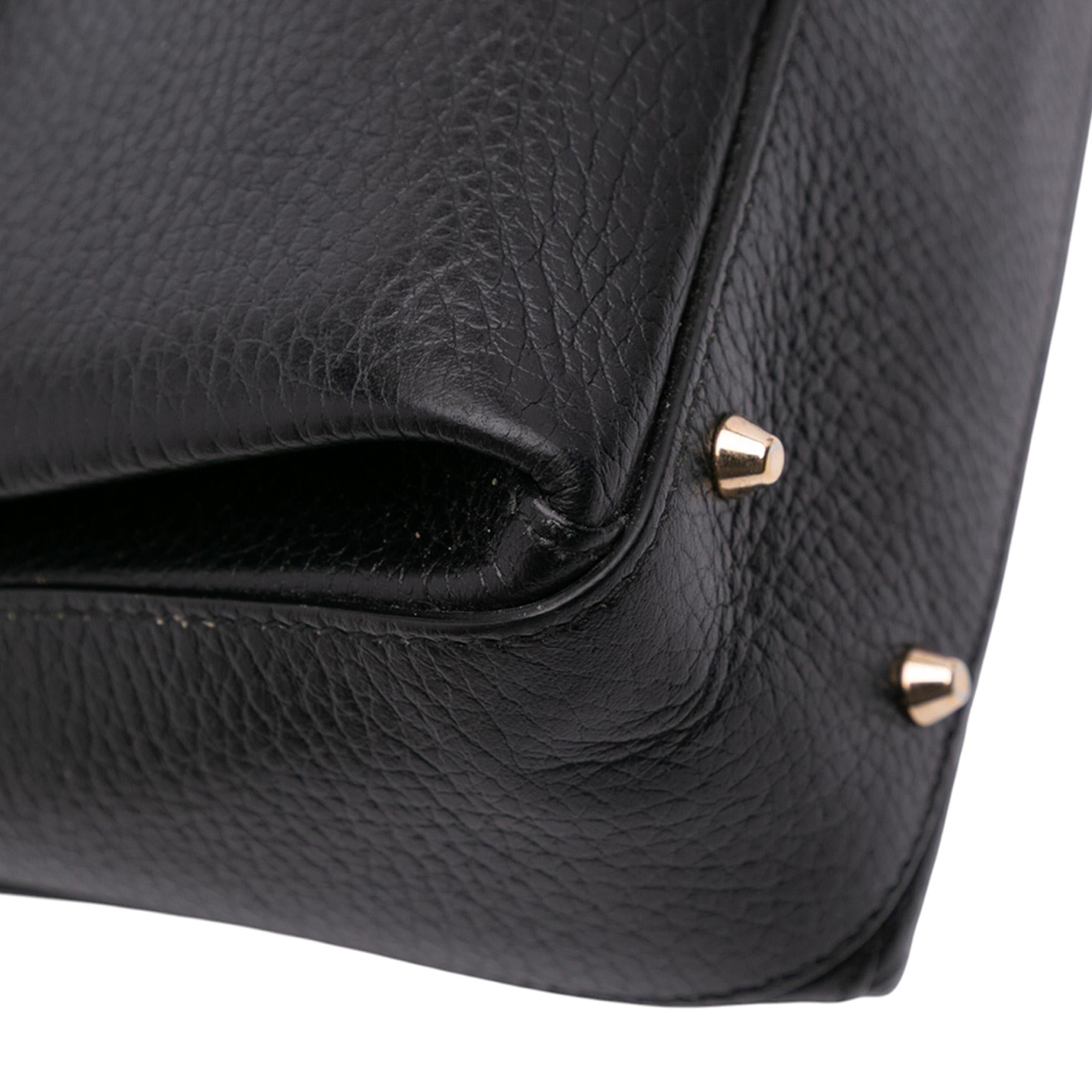 Gucci Small Dollar Calf Interlocking G Satchel