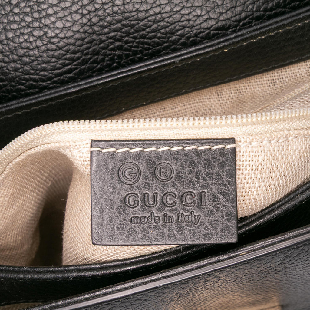Gucci Small Dollar Calf Interlocking G Satchel