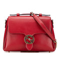 Gucci Small Dollar Calf Interlocking G Satchel