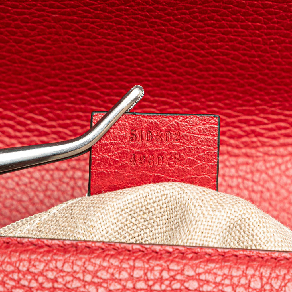 Gucci Small Dollar Calf Interlocking G Satchel