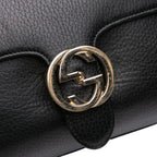 Gucci Small Dollar Calf Interlocking G Satchel