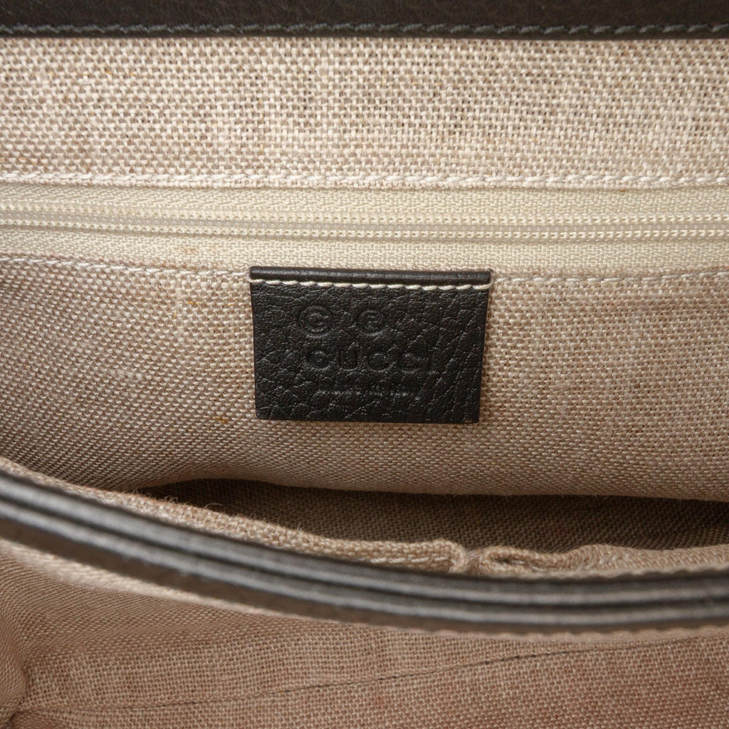 Gucci Small Dollar Calf Interlocking G Satchel