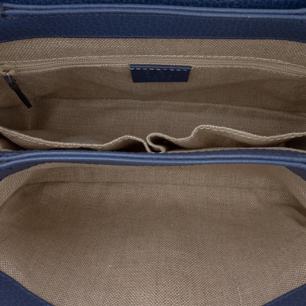 Gucci Small Dollar Calf Interlocking G Satchel