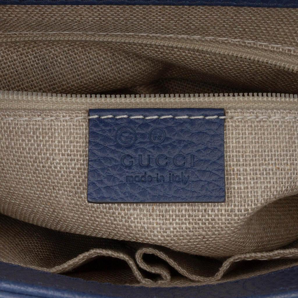 Gucci Small Dollar Calf Interlocking G Satchel
