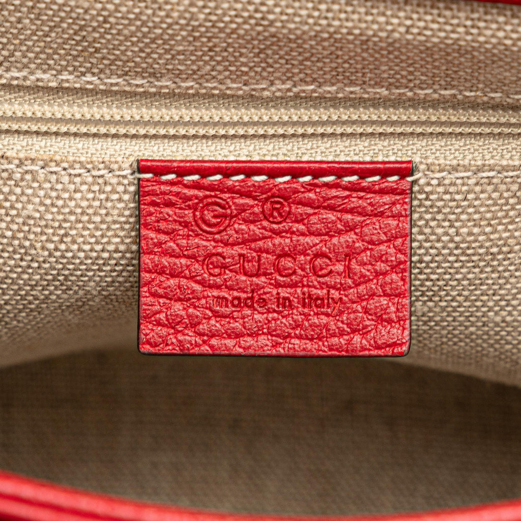 Gucci Small Dollar Calf Interlocking G Satchel