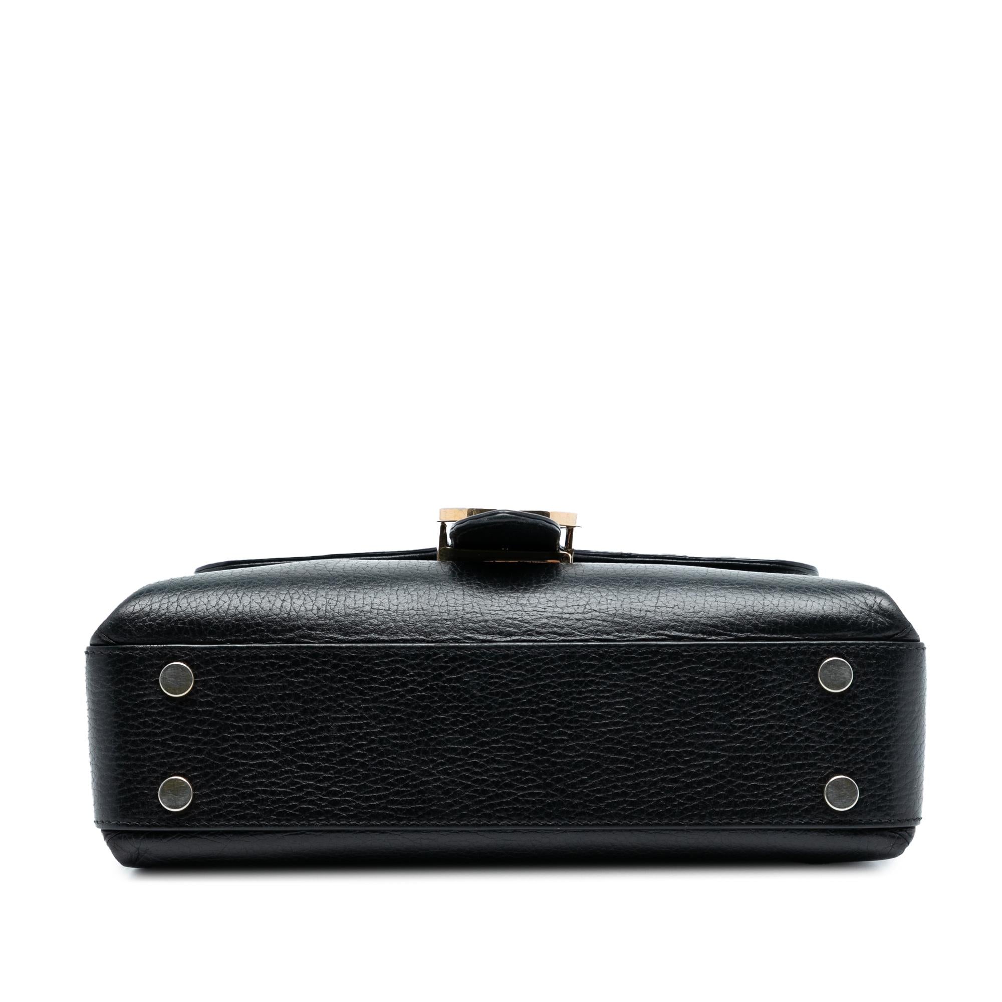 Gucci Small Dollar Calf Interlocking G Satchel