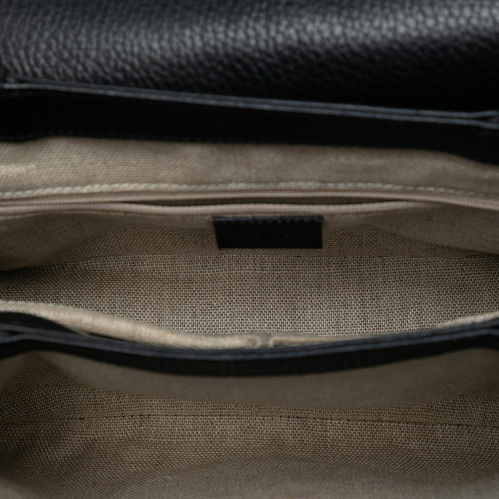 Gucci Small Dollar Calf Interlocking G Satchel