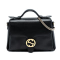Gucci Small Dollar Calf Interlocking G Satchel