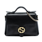 Gucci Small Dollar Calf Interlocking G Satchel