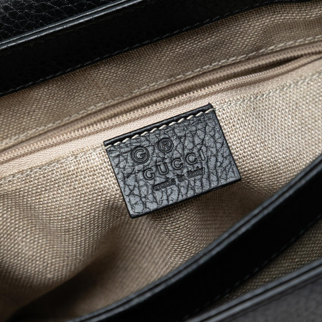 Gucci Small Dollar Calf Interlocking G Satchel