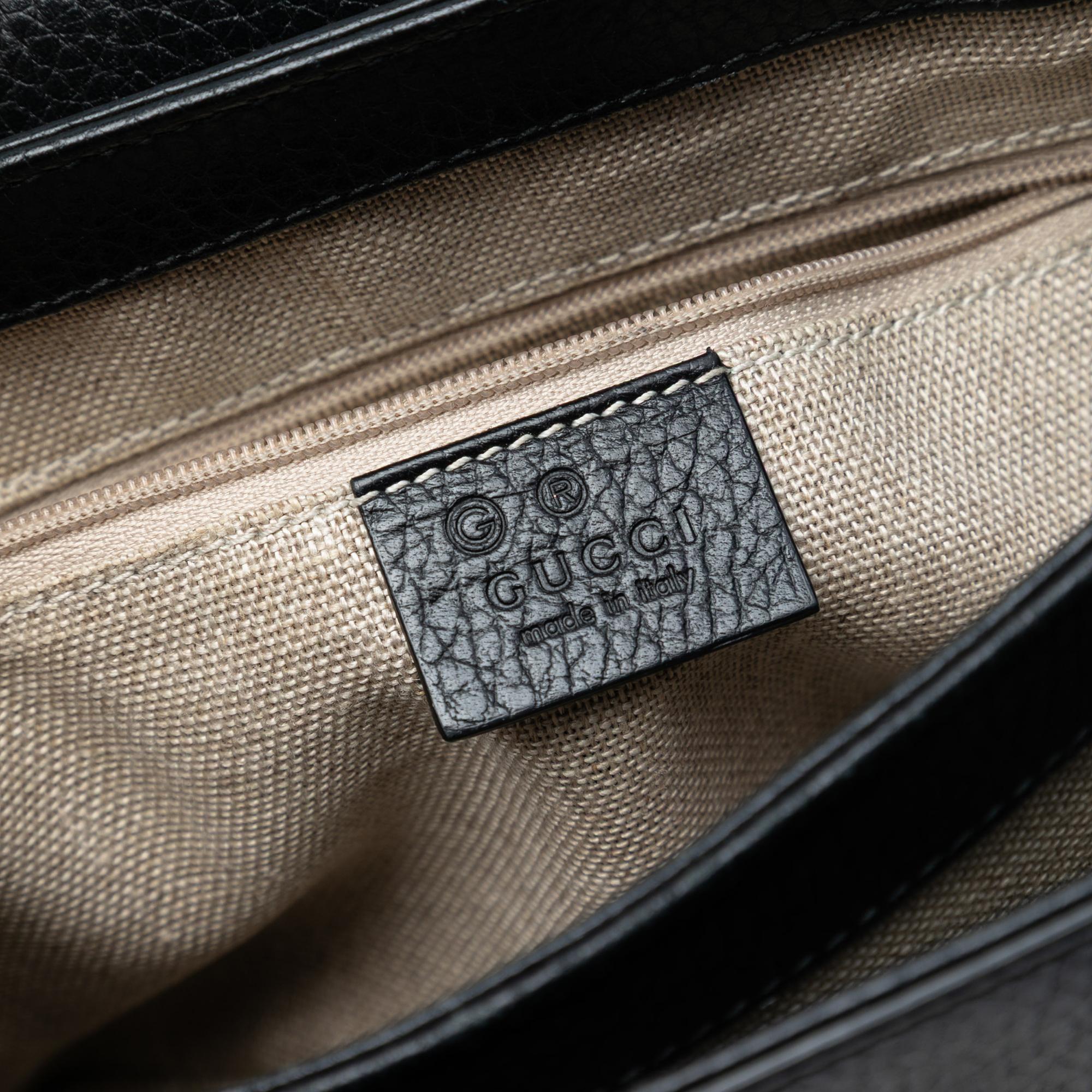 Gucci Small Dollar Calf Interlocking G Satchel