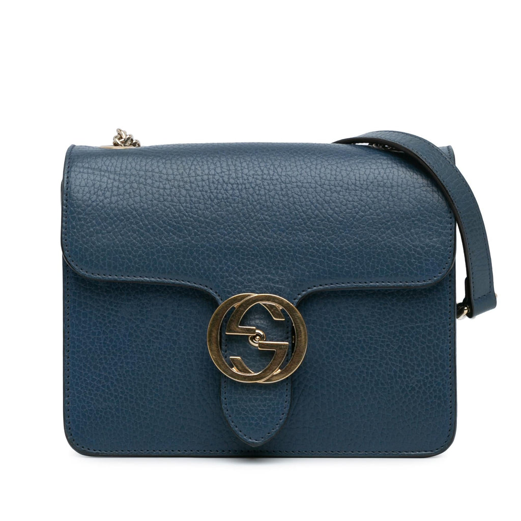 Gucci Small Dollar Calfskin Interlocking G Crossbody (SHG-Ew07VO)