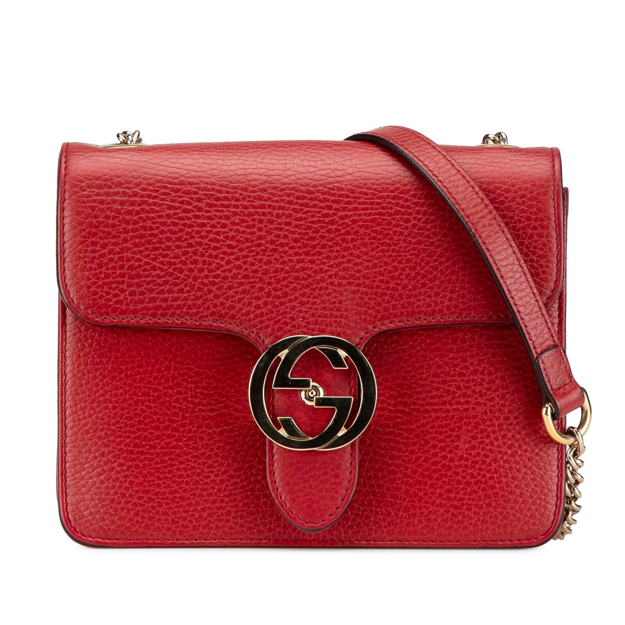 Gucci Small Dollar Calfskin Interlocking G Crossbody