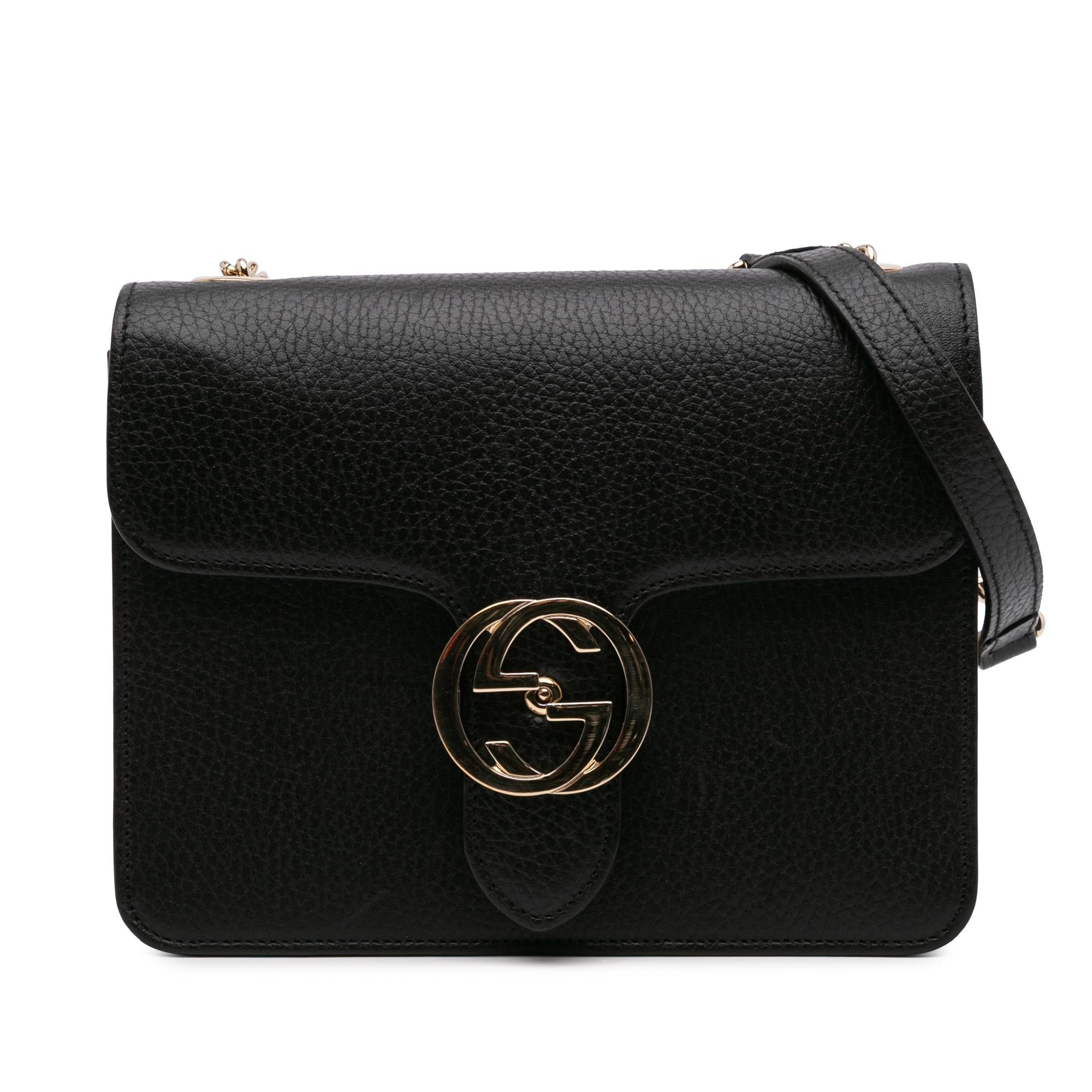 Gucci Small Dollar Calfskin Interlocking G Crossbody