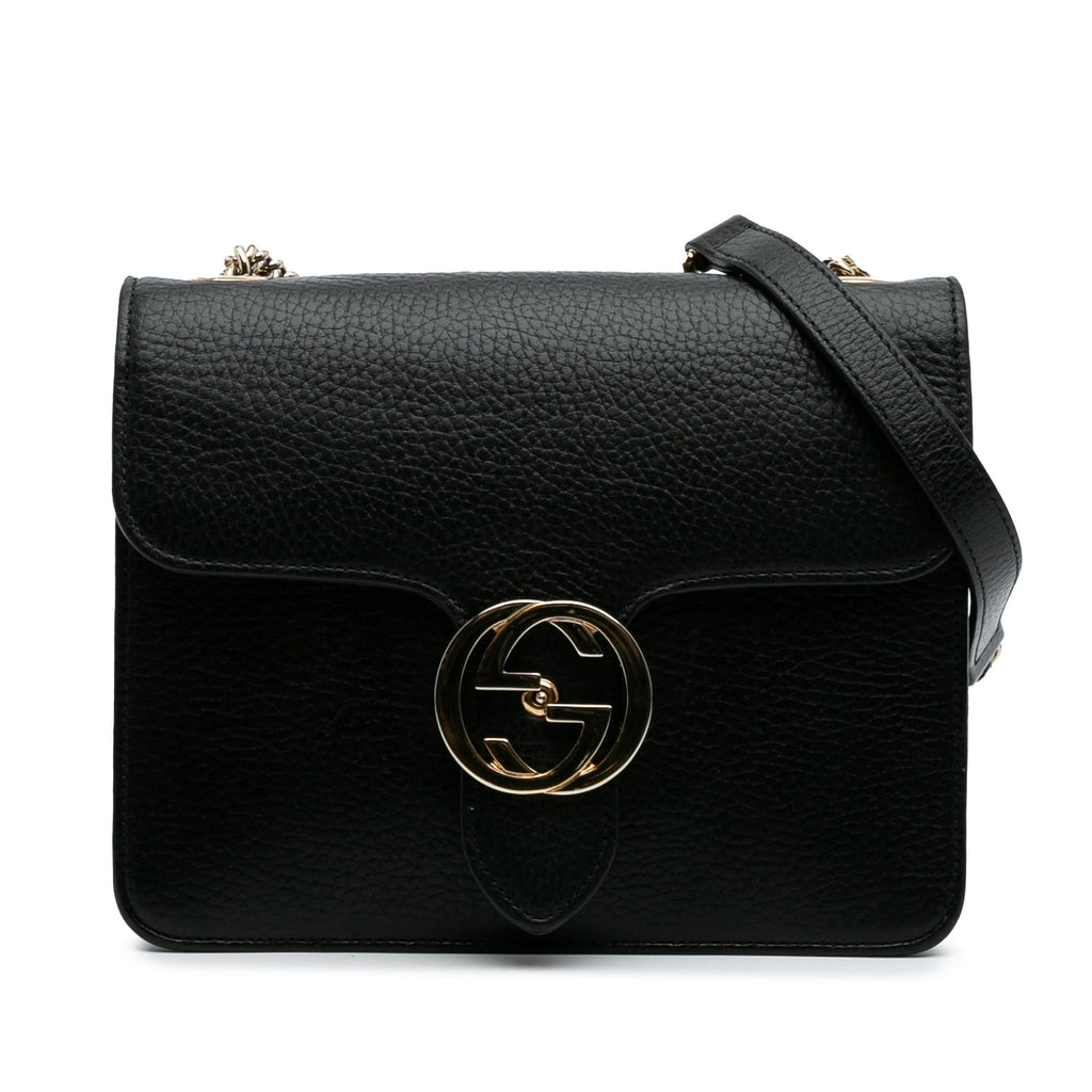 Gucci Small Dollar Calfskin Interlocking G Crossbody