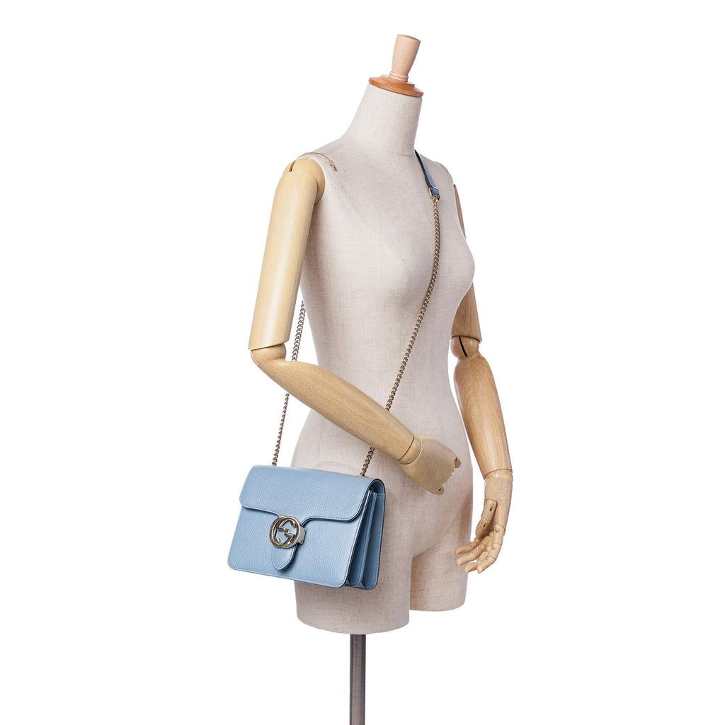 Gucci Small Dollar Calfskin Interlocking G Crossbody