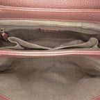 Gucci Small Dollar Leather Interlocking G Satchel