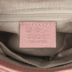 Gucci Small Dollar Leather Interlocking G Satchel