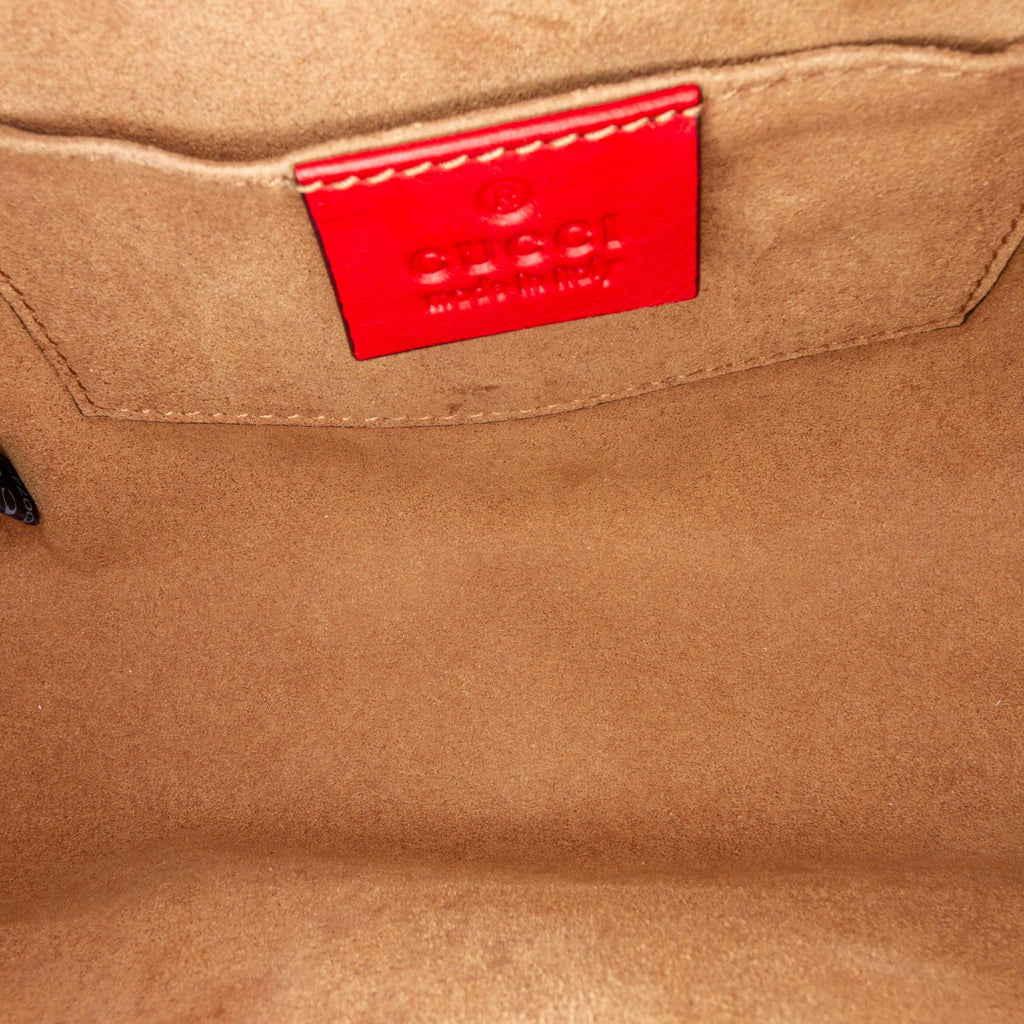 Gucci Small Embroidered Padlock Crossbody (SHG-BxKVG5)