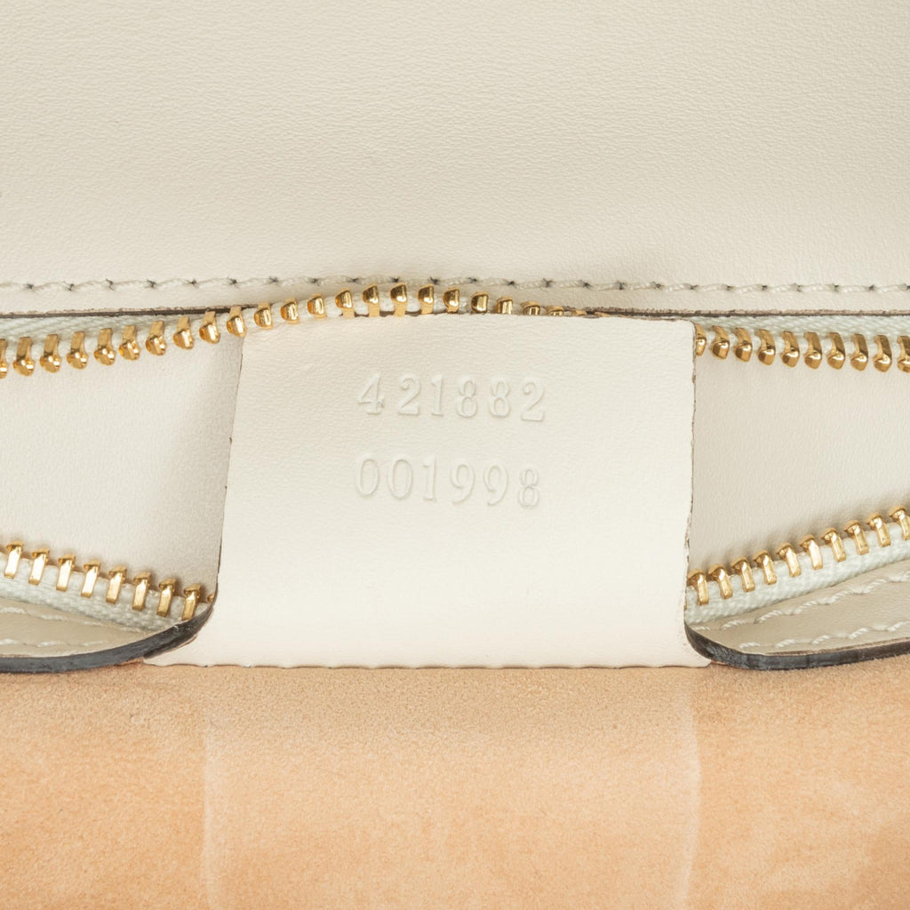 Gucci Small Floral Embroidered Sylvie Crossbody Bag (SHG-f7H54f)