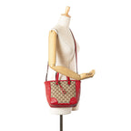 Gucci Small GG Canvas Bree Satchel